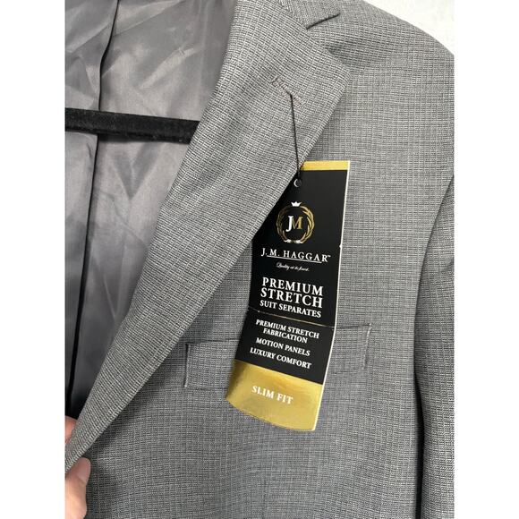 J.M. Haggar NWT Slim Fit Suit Jacket 40R - Picture 3 of 5